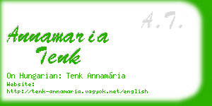 annamaria tenk business card